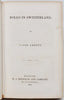 Abbott, Jacob. Rollo in Switzerland 1854 First Edition