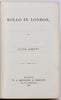 Abbott, Jacob. Rollo in London 1855 First Edition