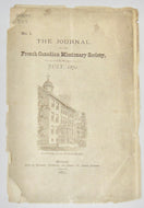 The Journal of the French Canadian Missionary Society, July, 1872. No. 1.