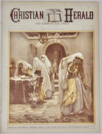 The Christian Herald 1901. Cover illustration of Oriental Womanhood, Algiers