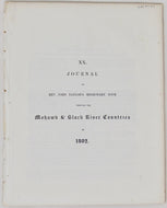 Journal of Rev. John Taylor's Missionary Tour through the Mohawk & Black River Countries in 1802