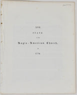 State of the Anglo-American Church, in New York City, 1776