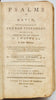Watts, Isaac; Dwight, Timothy. The Psalms of David, Imitated in the Language of the New Testament, And applied to the Christian Worship