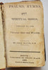 Watts, Isaac. Psalms, Hymns, and Spiritual Songs 1808 Boston