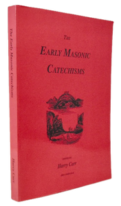 Harry Carr. The Early Masonic Catechisms