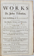 Load image into Gallery viewer, Tillotson. The Works Of the Most Reverend John Tillotson, late Lord Archbishop of Canterbury (volume 2)