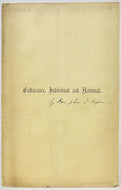 Nixon, John T. An Address delivered before the Cliosophic and American Whig Societies of the College of New Jersey