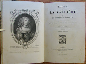 Lair, J. Louise de La Valliere et la jeunesse de Louis XIV.